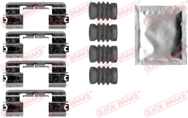 Rem montageset Quick Brake 109-1875