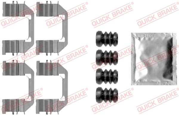 Rem montageset Quick Brake 109-1888