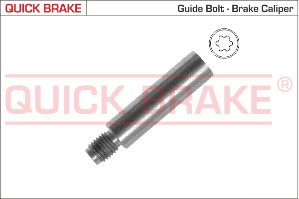 Geleidebout, remklauw Quick Brake 11201