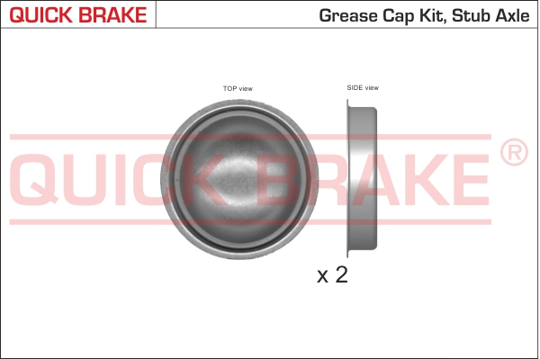 Stofkap wiellager Quick Brake 9822K