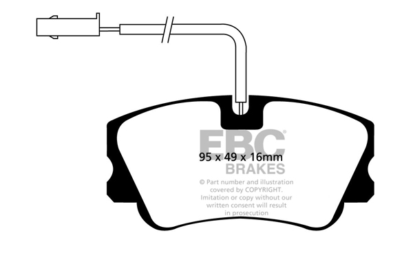 Remblokset EBC Brakes DP1011