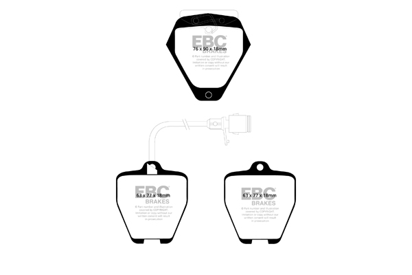 Remblokset EBC Brakes DP31012C