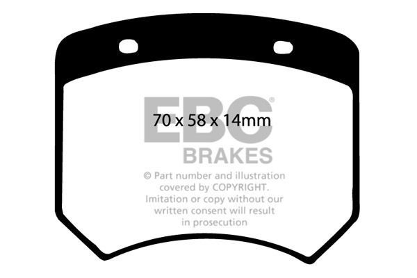 Remblokset EBC Brakes DP102