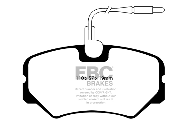 Remblokset EBC Brakes DP1021