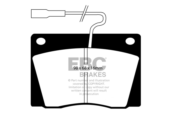 Remblokset EBC Brakes DP1028