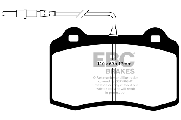 Remblokset EBC Brakes DP21031/2