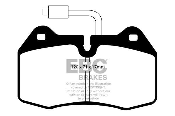 Remblokset EBC Brakes DP41032/2R