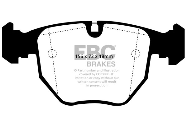 Remblokset EBC Brakes DP1036