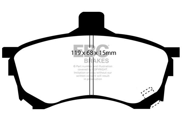 Remblokset EBC Brakes DP1039