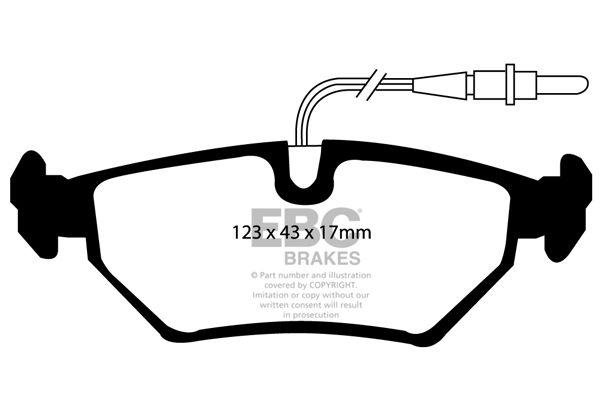 Remblokset EBC Brakes DP1040