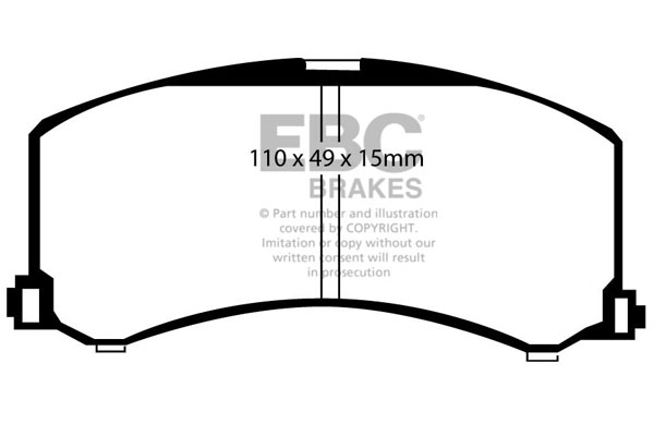 Remblokset EBC Brakes DP1041