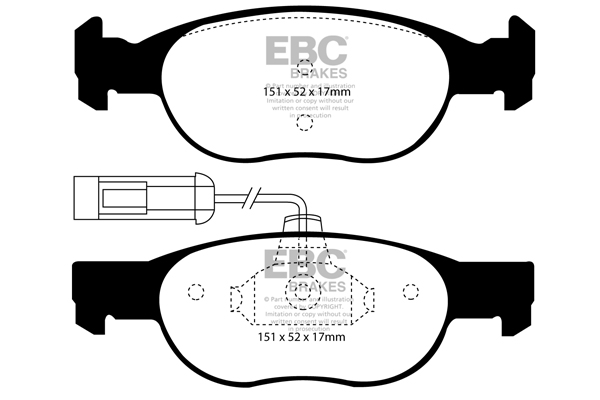 Remblokset EBC Brakes DP21059