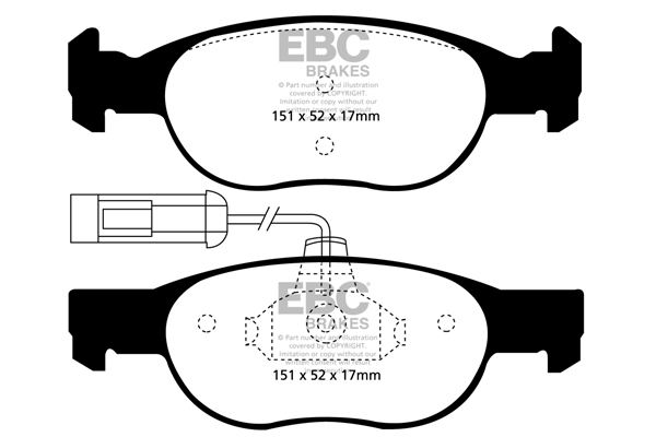 Remblokset EBC Brakes DP1059/2