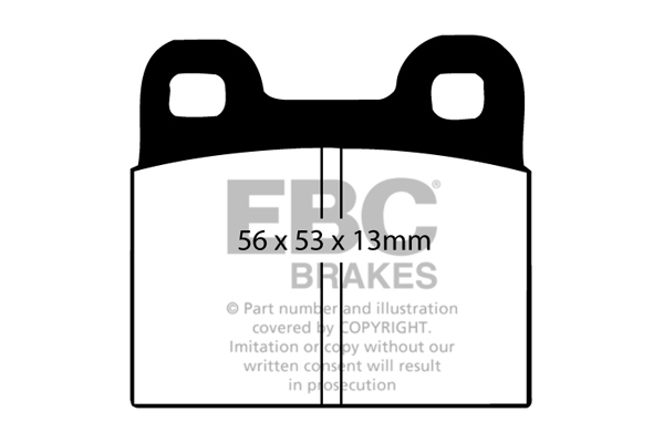 Remblokset EBC Brakes DP105/4