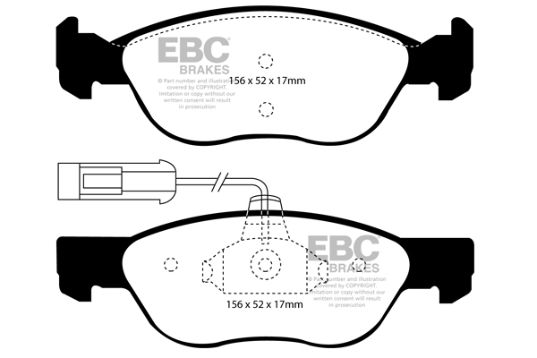 Remblokset EBC Brakes DP21060