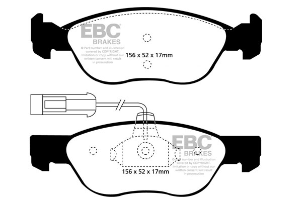 Remblokset EBC Brakes DP1060/2