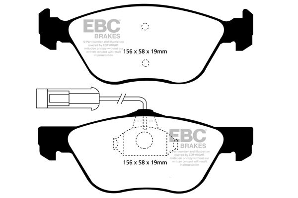 Remblokset EBC Brakes DP31061C