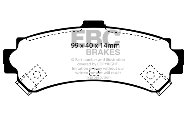 Remblokset EBC Brakes DP1067