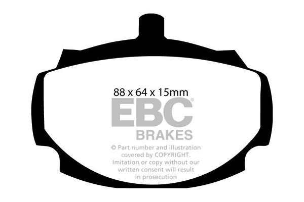 Remblokset EBC Brakes DP107