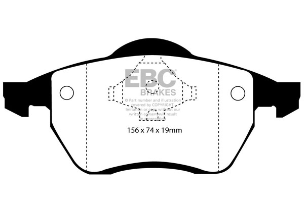 Remblokset EBC Brakes DP1074