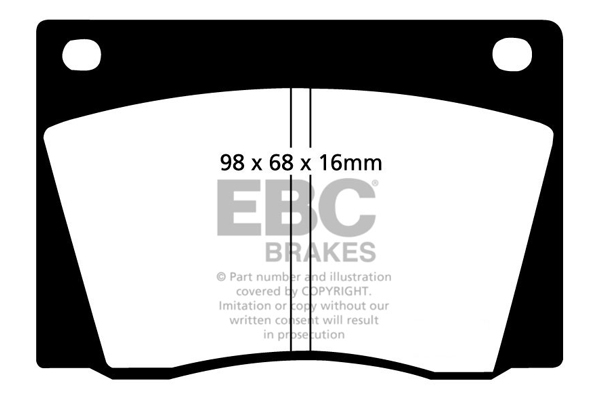 Remblokset EBC Brakes DP2108