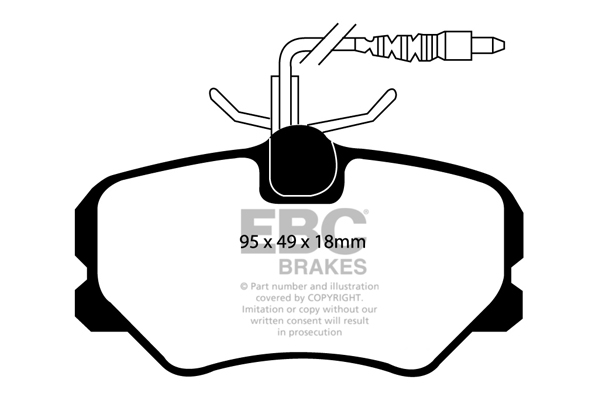 Remblokset EBC Brakes DP1080