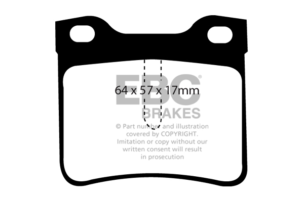 Remblokset EBC Brakes DP1081