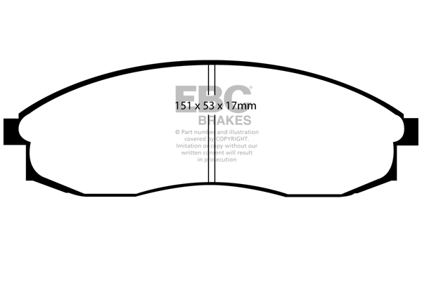 Remblokset EBC Brakes DP31082C