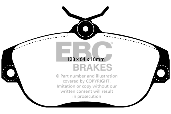 Remblokset EBC Brakes DP1095