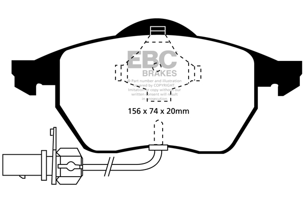 Remblokset EBC Brakes DP31114C