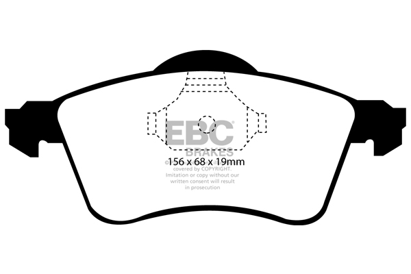 Remblokset EBC Brakes DP61115