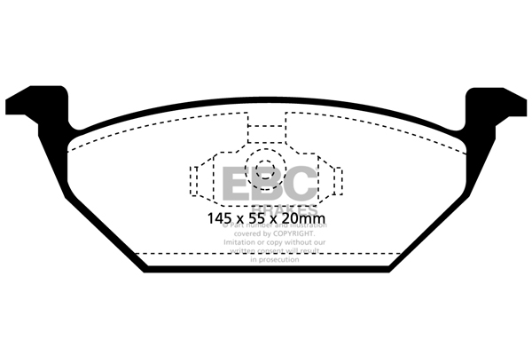 Remblokset EBC Brakes DP1117