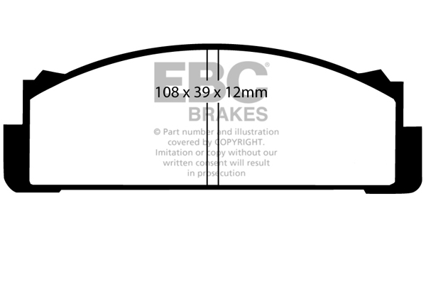 Remblokset EBC Brakes DP112