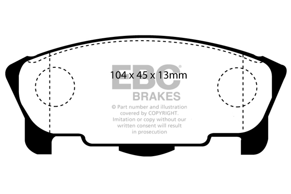 Remblokset EBC Brakes DP1120