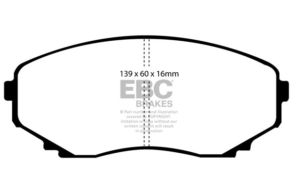 Remblokset EBC Brakes DP61121