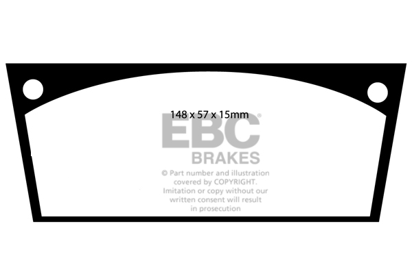 Remblokset EBC Brakes DP113