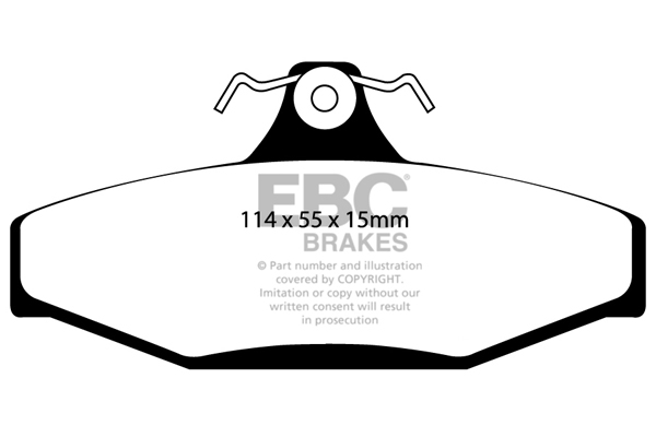 Remblokset EBC Brakes DP1132