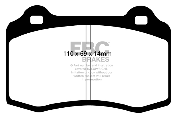 Remblokset EBC Brakes DP51140NDX