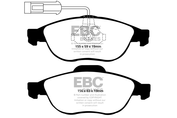 Remblokset EBC Brakes DP1153