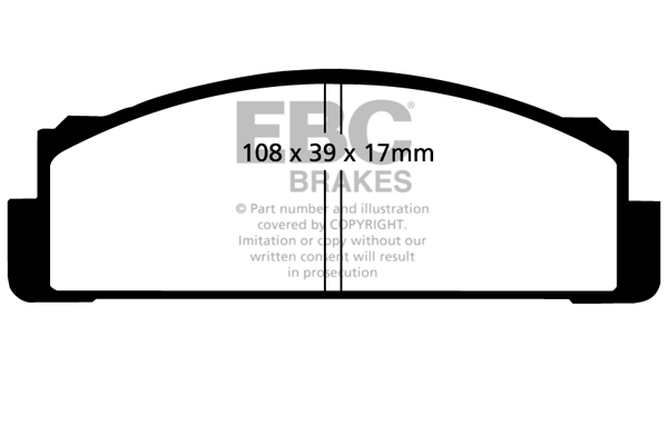 Remblokset EBC Brakes DP116