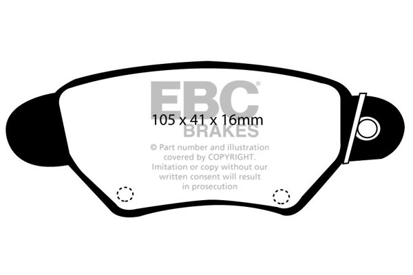 Remblokset EBC Brakes DP1186