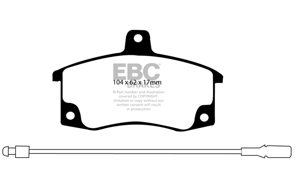 Remblokset EBC Brakes DP1192