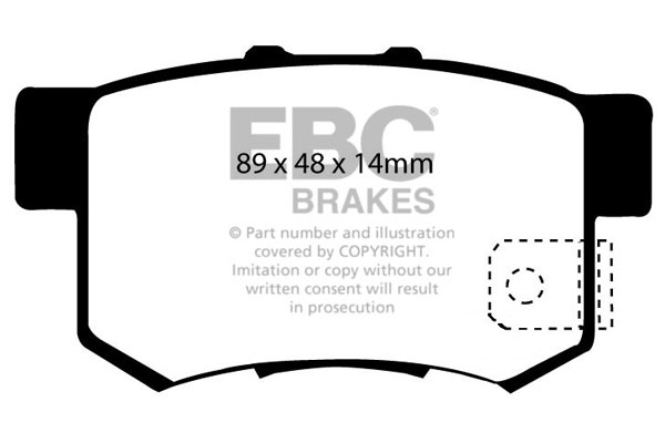 Remblokset EBC Brakes DP1193