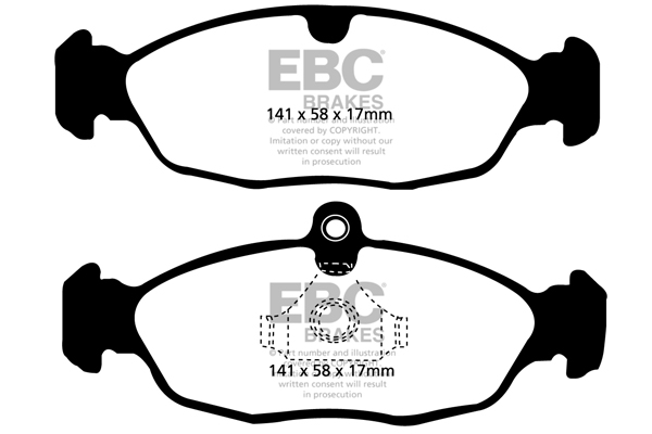 Remblokset EBC Brakes DP31198C