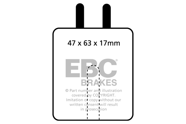 Remblokset EBC Brakes DP120