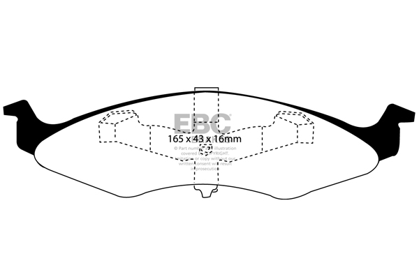 Remblokset EBC Brakes DP1202