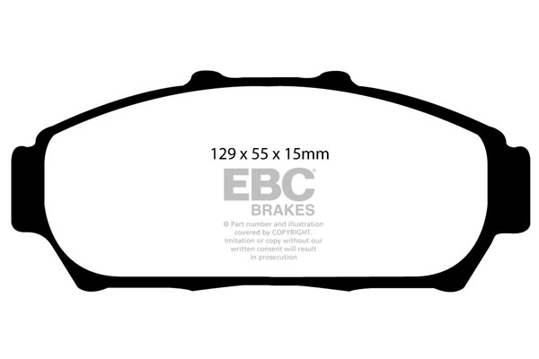 Remblokset EBC Brakes DP1206