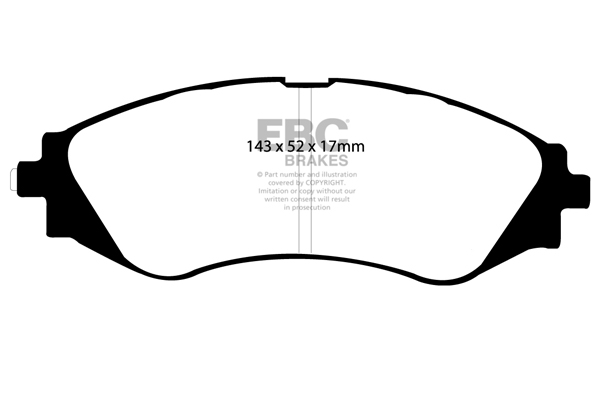 Remblokset EBC Brakes DP1209