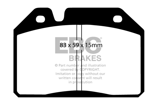 Remblokset EBC Brakes DP121