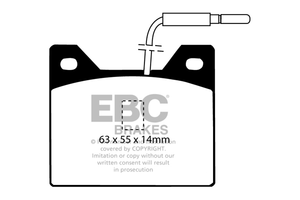 Remblokset EBC Brakes DP122